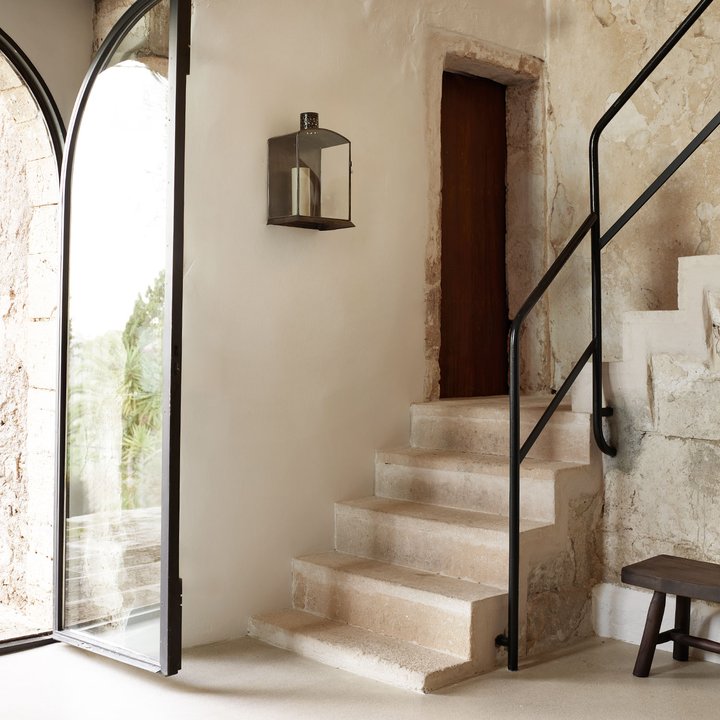 VÆGHÆNGT LANTERNE | TIN | H 43 CM