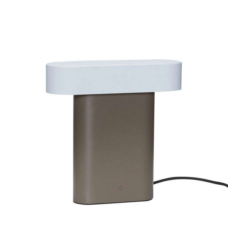 Sleek table lamp  brown/light brown