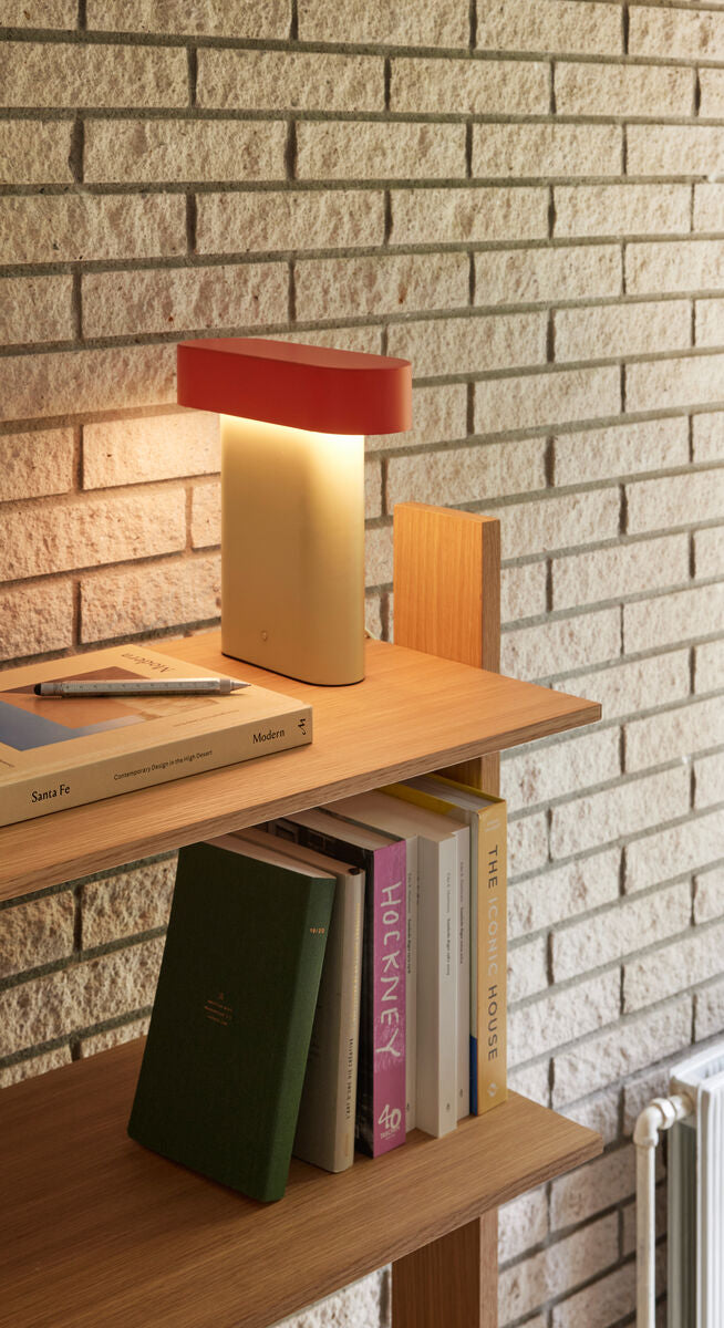 Sleek Table Lamp Green/Red